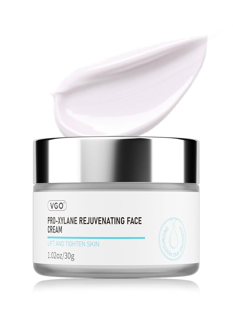 VGO VGO Pro-Xylane Active Cream - Plumping & Firming, Daily Face Repair Moisturizer Hydrating for All Skin Types 30g / 1.02oz  - Image 1