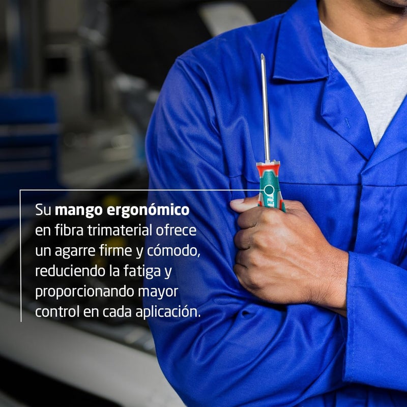 TOTAL Phillips Screwdriver with Magnetic Tip - Image 5