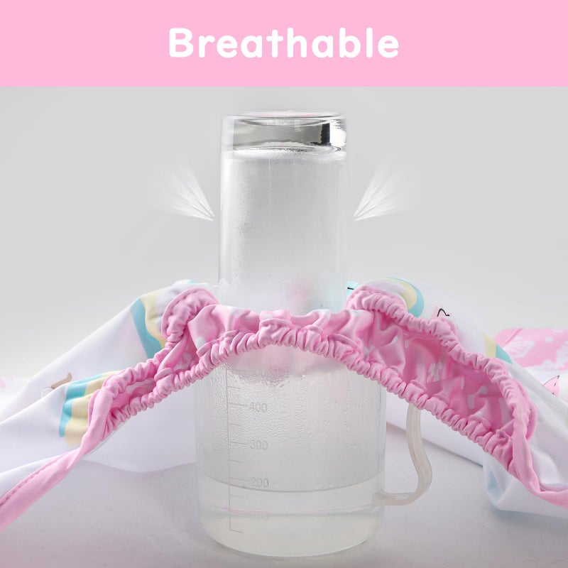 Littleforbig Washable Adjustable Reusable Waterproof Cloth Adult Diaper Wrap Cover - Baby Cuties M - Image 4