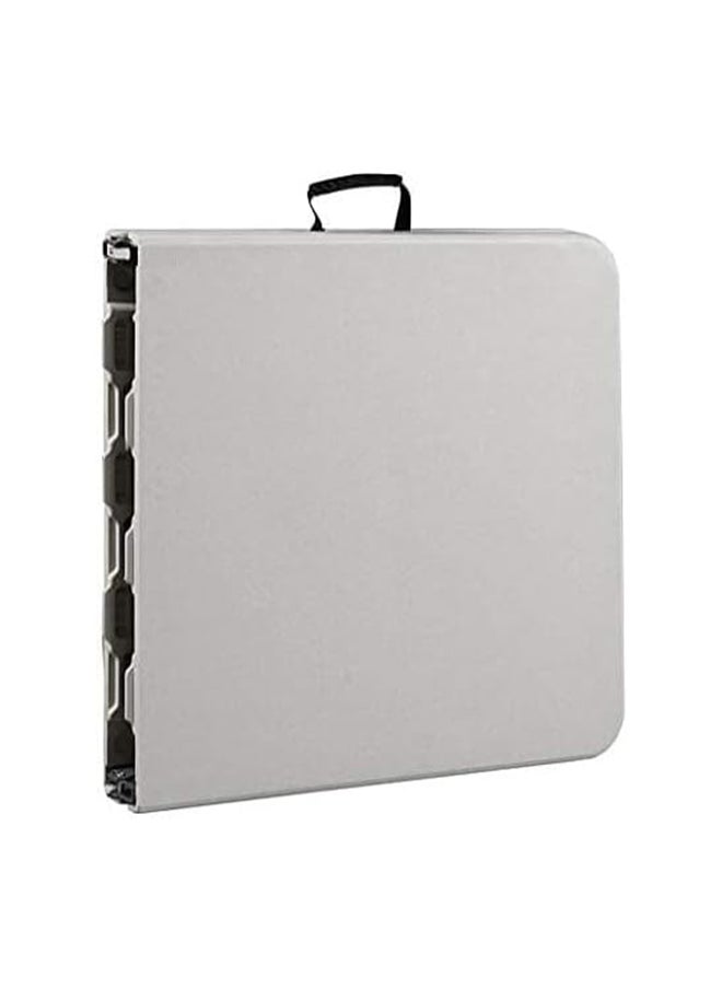 MAF furniture Maf-Ft1.8M-Folding Rectangular Table For Outing, Home, Kicthen, Easy To Carry 180X60 Cm Multipurpose Folding Round Table With Steel Frame Maf-Ft1.8M-White  - Image 3