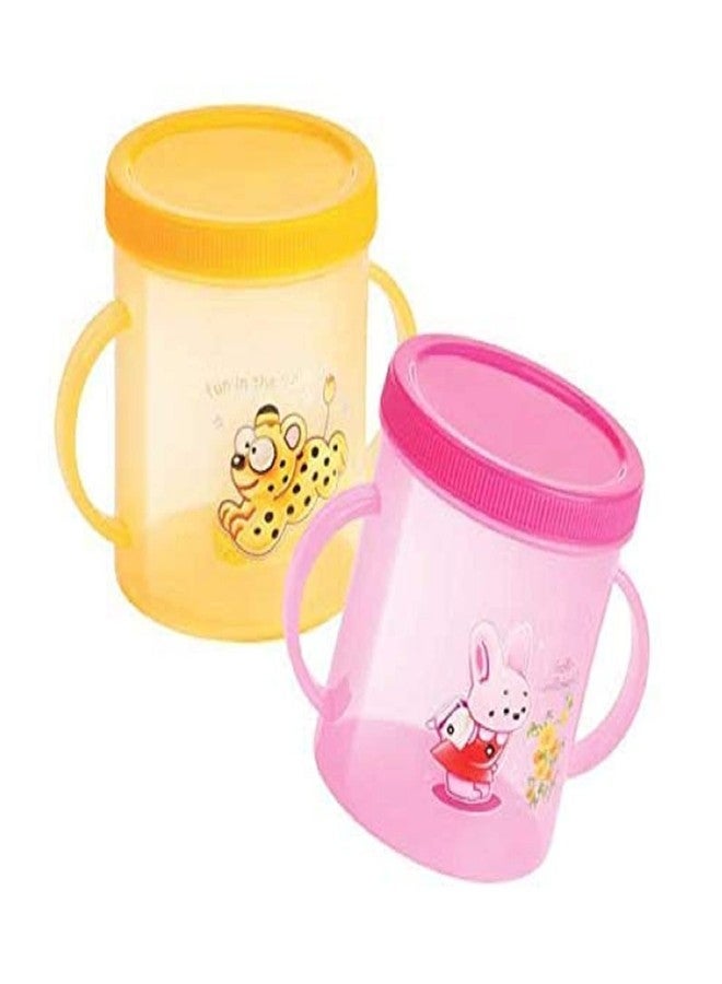 pass pass Multicolor Baby Sipper Cup with Cover - Classic Soft Drinking Cup for Kids & Toddlers (Pack of 1) - Image 2
