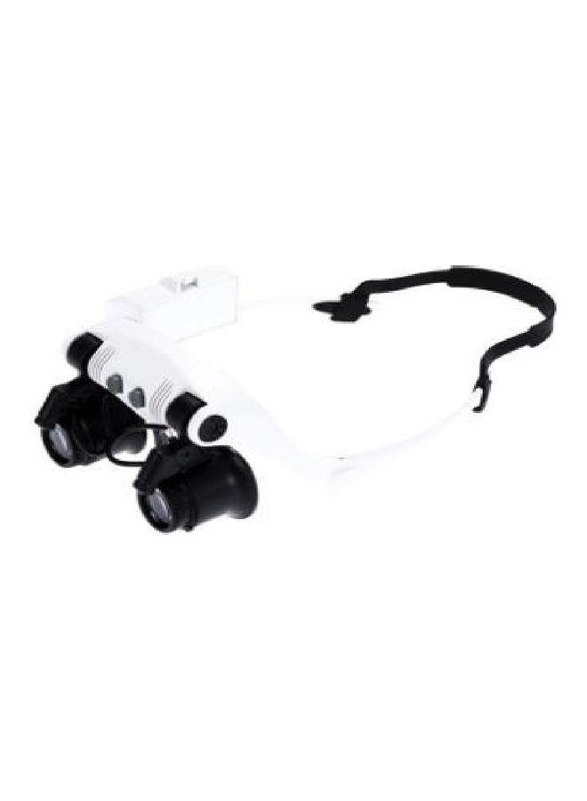 NIBEMINENT Portable Head Wearing Magnifier Black/White - Image 1