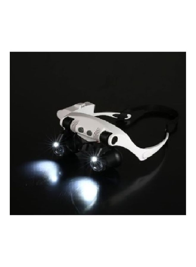 NIBEMINENT Portable Head Wearing Magnifier Black/White - Image 3