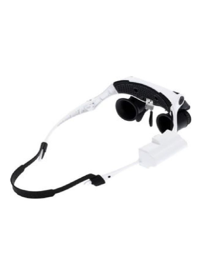 NIBEMINENT Portable Head Wearing Magnifier Black/White - Image 2