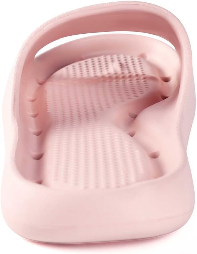 GETOEU Shower Shoes for Women and Men Massage Slide Sandals Soft Cushioned Anti-Slip Pool Slides Comfort Arch Support Quick Drying Shower Shoes with Drain Holes Bathroom Slides Slippers - Image 4