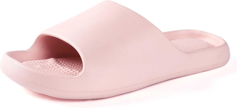 GETOEU Shower Shoes for Women and Men Massage Slide Sandals Soft Cushioned Anti-Slip Pool Slides Comfort Arch Support Quick Drying Shower Shoes with Drain Holes Bathroom Slides Slippers - Image 3