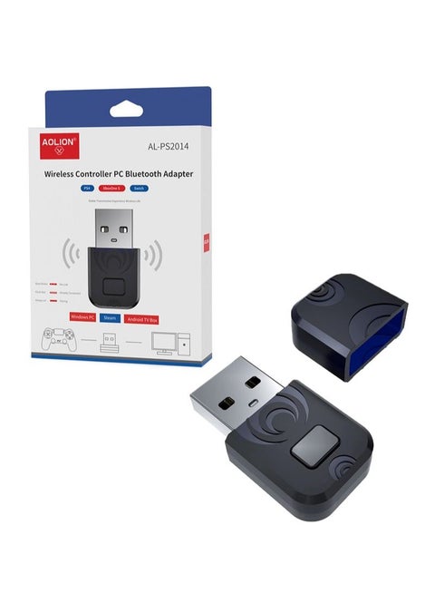 Bluetooth Controller Adapter for PS4/Xbox/ Switch Pro Wireless Controller Adapter Compatible with Windows PC/Android TV Box/Steam