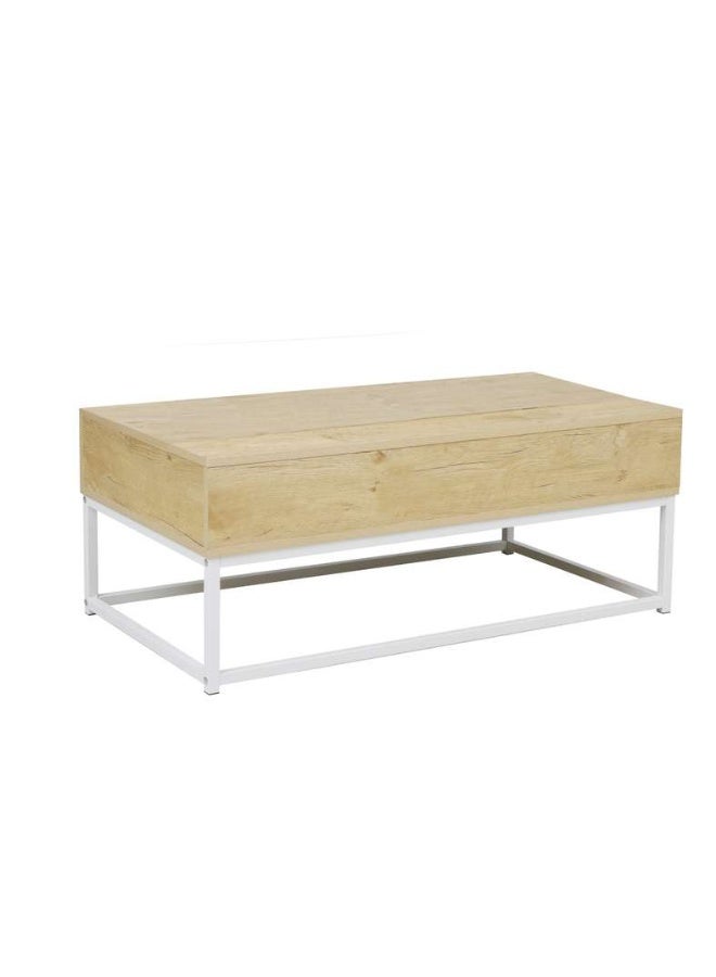 Pan Home Lionel Coffee Table Natural & White - Image 2