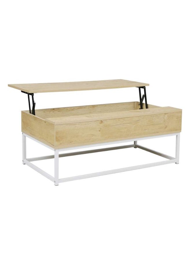 Pan Home Lionel Coffee Table Natural & White - Image 4