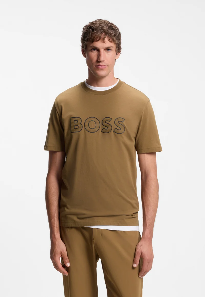 BOSS Cotton T-shirt with logo