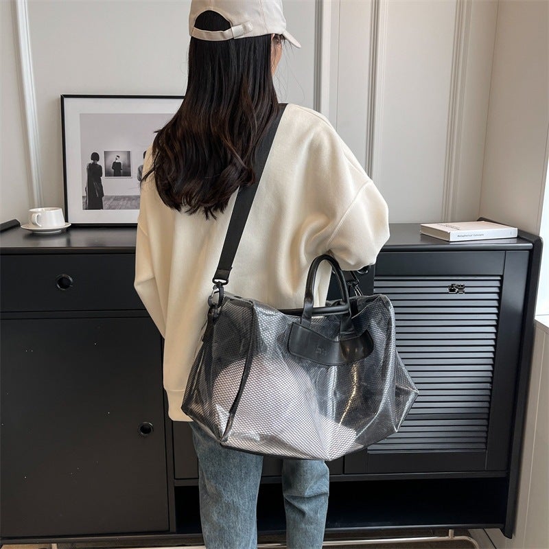 Jelly Transparent Large Capacity Travel Duffel Bag - Image 3