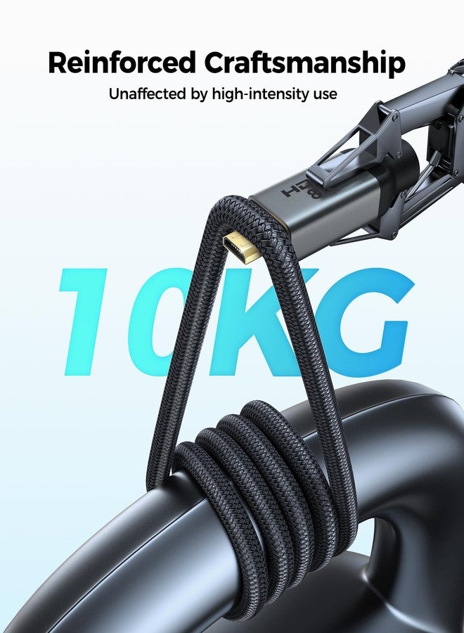 Silkland 8K 4K Micro HDMI to HDMI Cable 6.6ft, Micro HDMI 2.1 Adapter [8K@60Hz, 4K@240Hz 144Hz 120Hz] 6K 5K, 48Gbps, HDR, Compatible for Samsung G8,G9, Camera, Raspberry Pi 5 4, GoPro Hero, Cam Link - Image 5