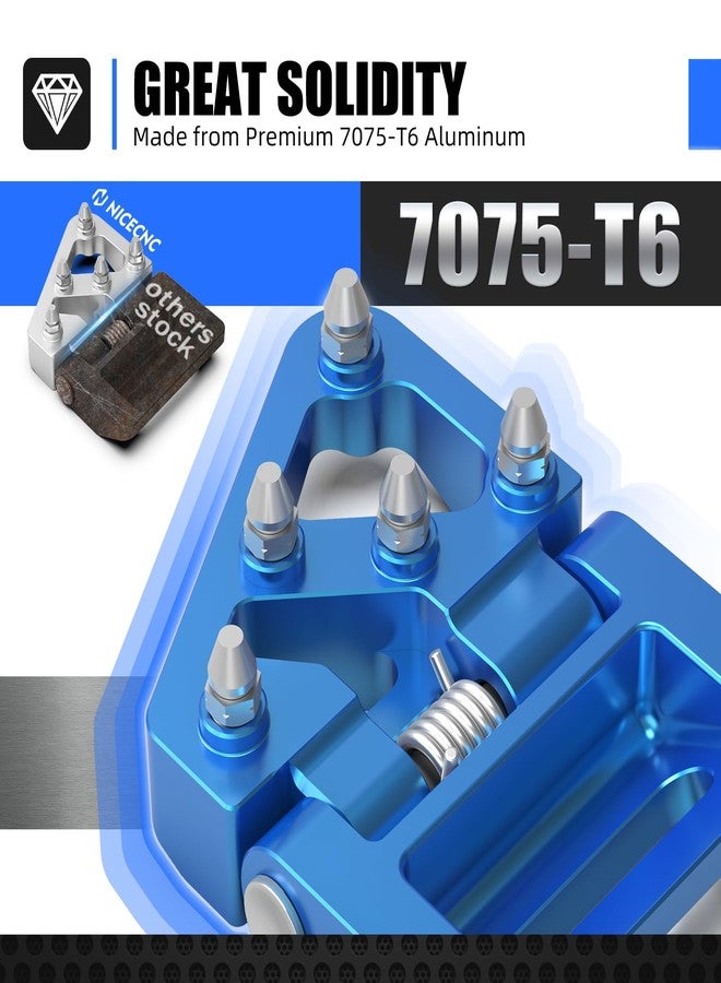 NICECNC Dirt Bike Brake Pedal Tip Foldable Compatible with Husqvarna 125-501 FC/TC 2016 125-501 TE/TE i/FE/TX/FX/TC/FC 2017-2024,See Fitment - Image 4