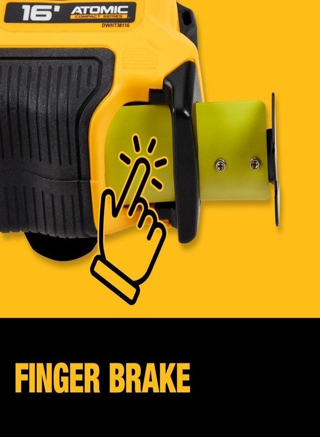 DEWALT Stanley Dewalt DWHT38116S Atomic 16' Tape Measure - Image 5