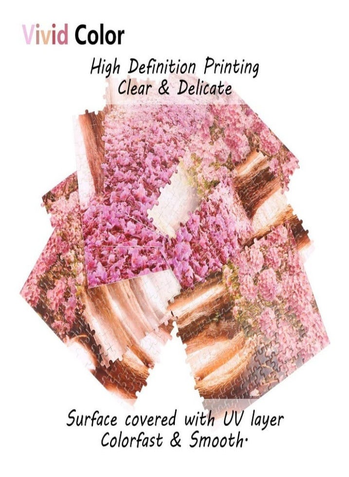 Cherry Blossom Trees Puzzle Set, 1000 Pieces - Multicolor - Image 3