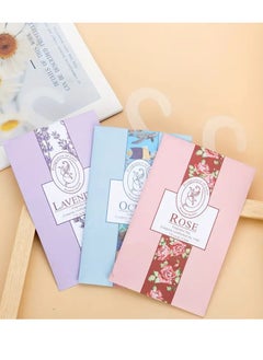 Scrolls 5PC Hanging Fragrance Sacks - Rose Scent, Made of Wheat Straw, Perfect for Home Decoration,Car and Wardrobe Freshening  - Image 4