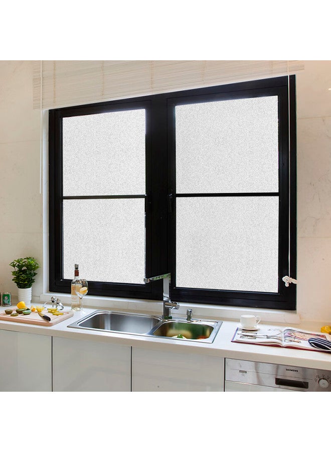 Ouma Frosted Glass Privacy Film, Window Sticker, Bathroom Privacy Paper, Light-transmitting But Not Transparent, 0.6*2 Meters - Image 2