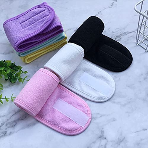 Digital Shoppy Adjustable Wide Hairband Yoga Spa Bath Shower Makeup Wash Face Cosmetic Headband For Women (Light Green) - Image 3