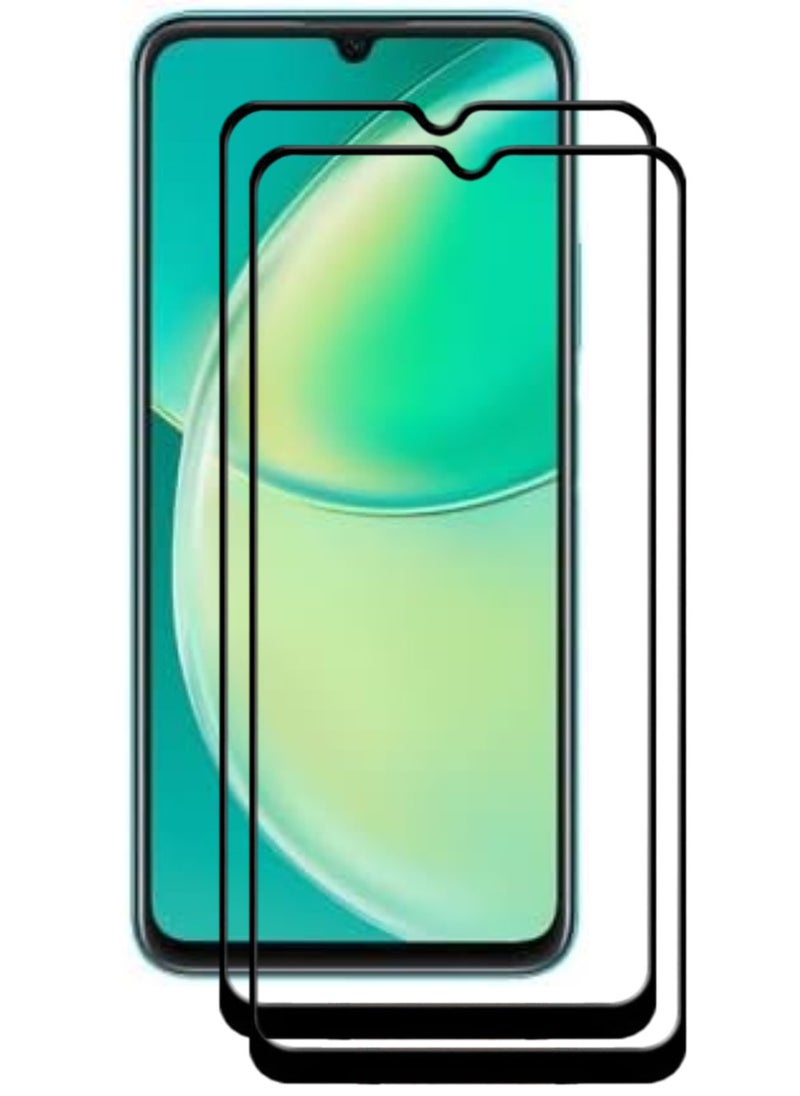 ACLIX 2 Pieces Antistatic ESD Dustproof Premium Quality High Definition Tempered Glass Screen Protector Designed For Huawei nova Y60 - Image 1