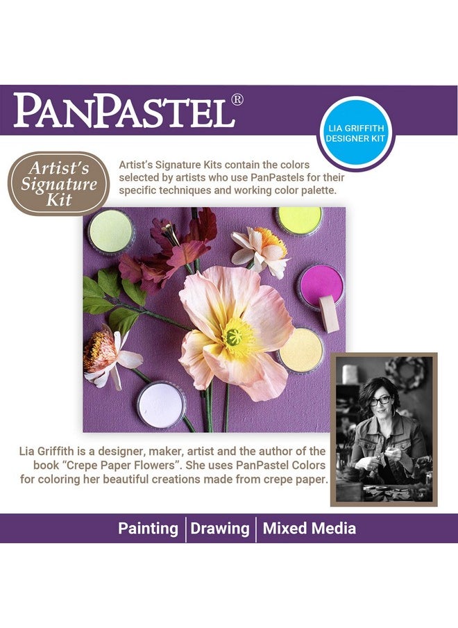 Panpastel - 30083 Lia Griffith 7 Color Ultra Soft Artist Pastel Designer Kit W/Sofft Tools & Palette - Image 1