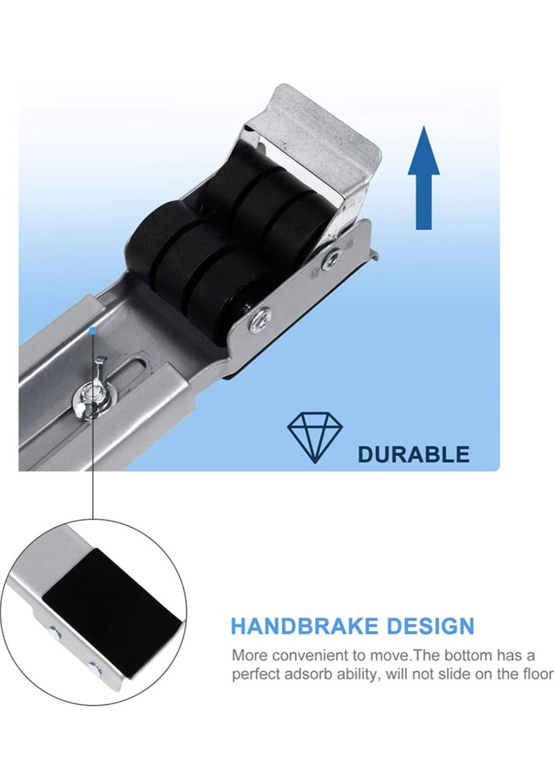 ELTRAZONE - Washing Machine Stand with Wheels Adjustable Roller Base Mobile Roller Refrigerator Base Moving Cart for Dryer Fridge Furniture - Image 1