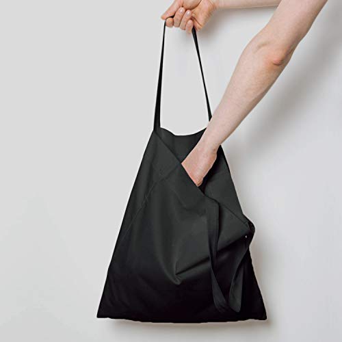 NPBAG 25 Pack 15'' X 16'' Black Cotton Tote Bags, Lightweight Blank Bulk Cloth bags with 1pc of PTFE Teflon Sheet (M) - Image 2