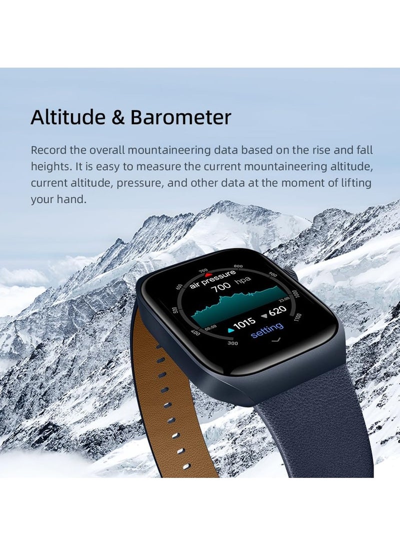 Mibro Smart Watch T2 Blue - 1.75" Amoled Display, Bluetooth Calling, 10 Day Battery Life, 2ATM Waterproof, GPS Positioning, 105 Sports Modes, Heart Rate Monitoring, Sleep Monitoring - Image 4