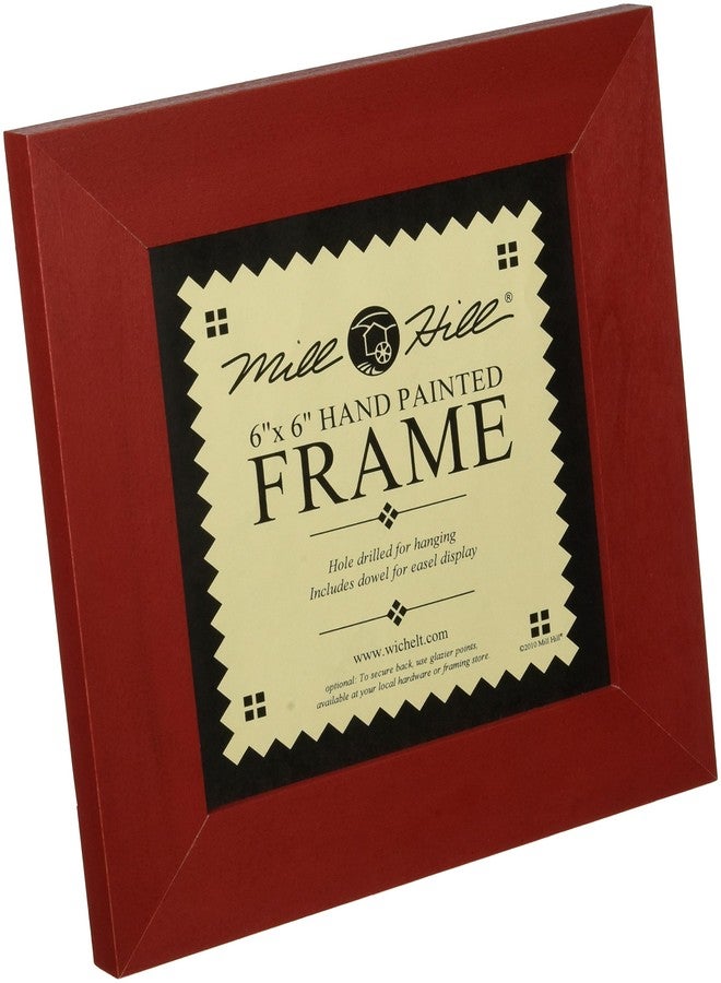 Mill Hill Wooden Frame, Holiday Red, 6 x 6 - Image 2