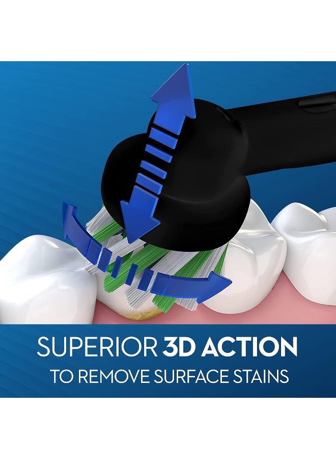 Oral-B Pro Clean 3 3000 Electric Toothbrush with Travel Case, Black Color, Rechargeable, with Built-in Timer - Image 4