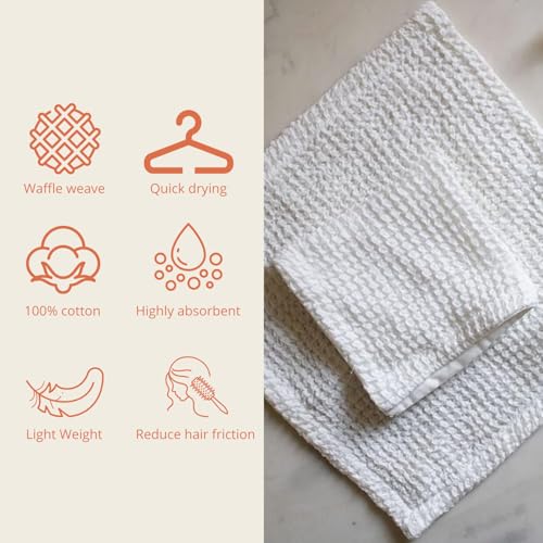 HAMELIN Ultra Soft, Super Absorbent, Antibacterial, Hypoallergenic Face Towel for Men & Women | The Ezra Face Towels (Set of Two) | Quick Dry Towels for Facewash, Gym & Travel - (Pearl White) - Image 4