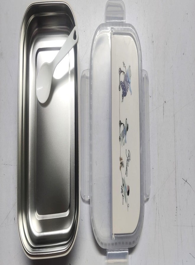 VDHJA Stainless Steel Insulated Lunch Box for School & Office | Secure Lock Cute Eye Catchy Design Food Grade, Leakproof, Vacuum Seal Design Use for School Kids & Outdoor - Image 3