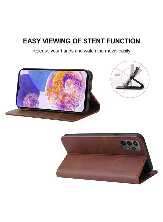 اس-توب جراب لهاتف Samsung Galaxy A23 4G جراب هاتف جلدي بإغلاق مغناطيسي - Image 4