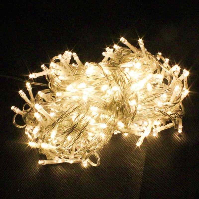 VELOCIOUS Velocious 12 Meter LED Pixel String Light 40 ft for Diwali Christmas Home DecorationHeavy Duty Copper Led Pixel String Light Its not Low Quality Rice StringWarm WhitePack of 3  - Image 4