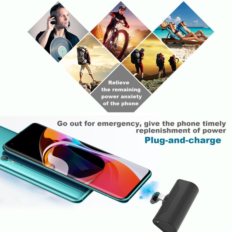 5000mAh Portable Charger Cordless 20W PD Fast Charging Power Bank - Ultra-Compact Mini External Battery Pack for iPhone XR XS Max Pro AirPods - Image 4