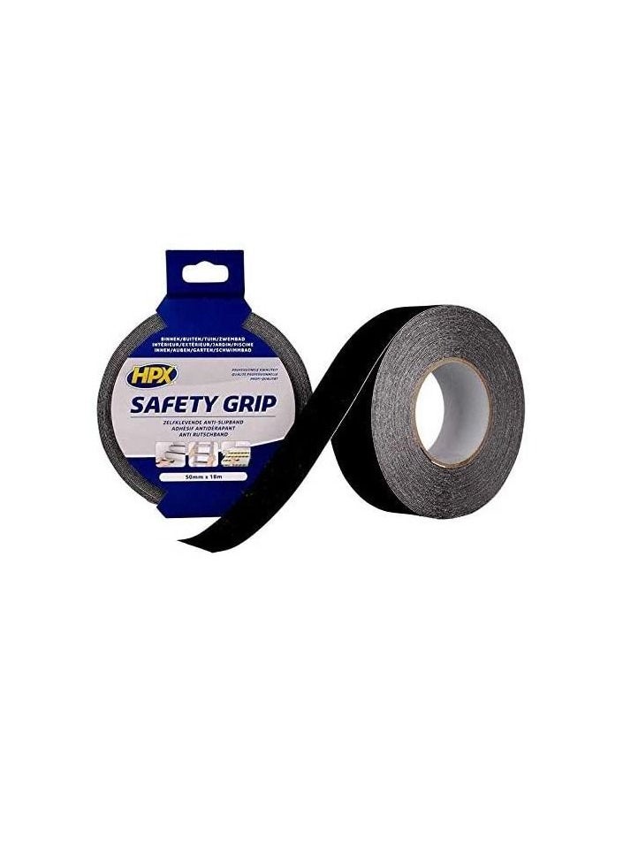 HPX - HPX Anti-slip Safety Grip Tape Black 50mm X 18m - SB5018 - Image 1
