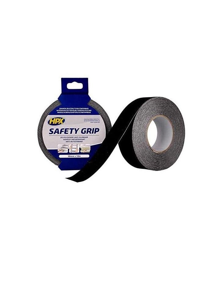 HPX - HPX Anti-slip Safety Grip Tape Black 50mm X 18m - SB5018 - Image 1
