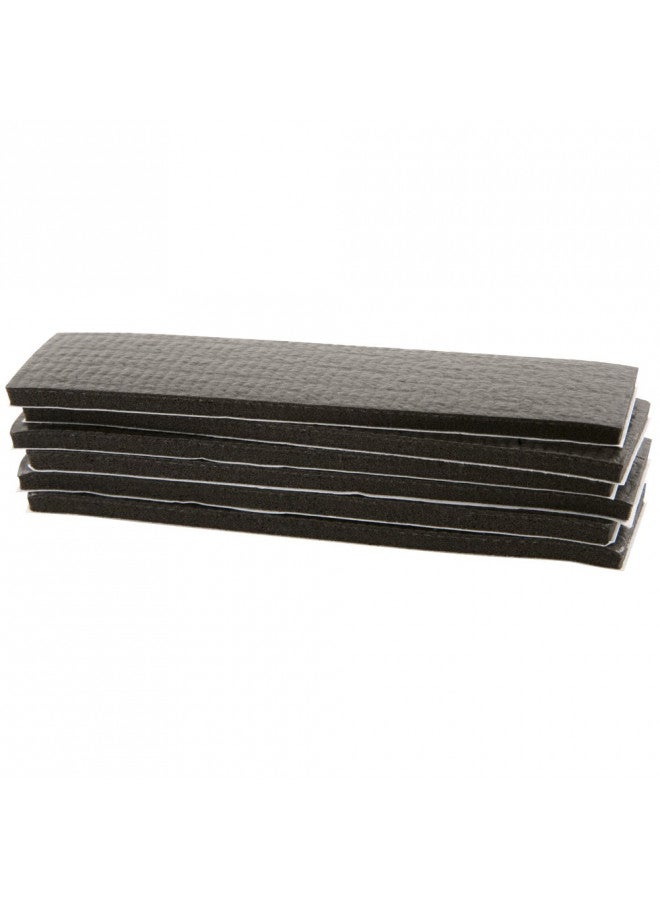 SoftTouch Self-Stick Non-Slip Surface Grip Pads - (6 pieces), 1" x 4" Strip - Black - 4739495N - Image 2
