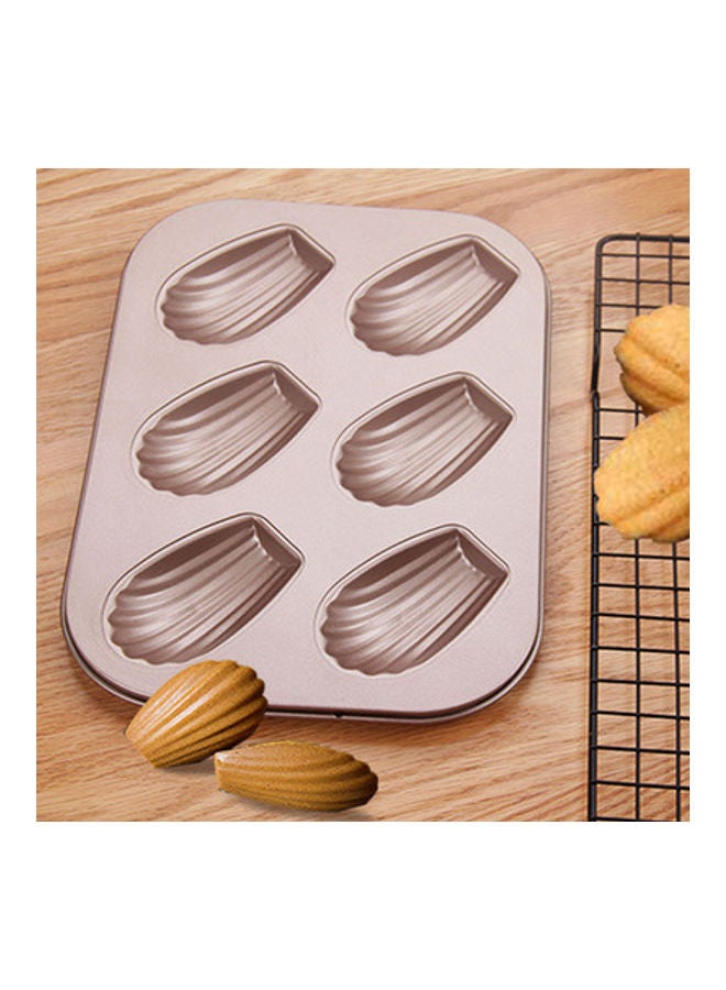 NIBEMINENT Carbon Steel Non-Stick Baking Pan Gold