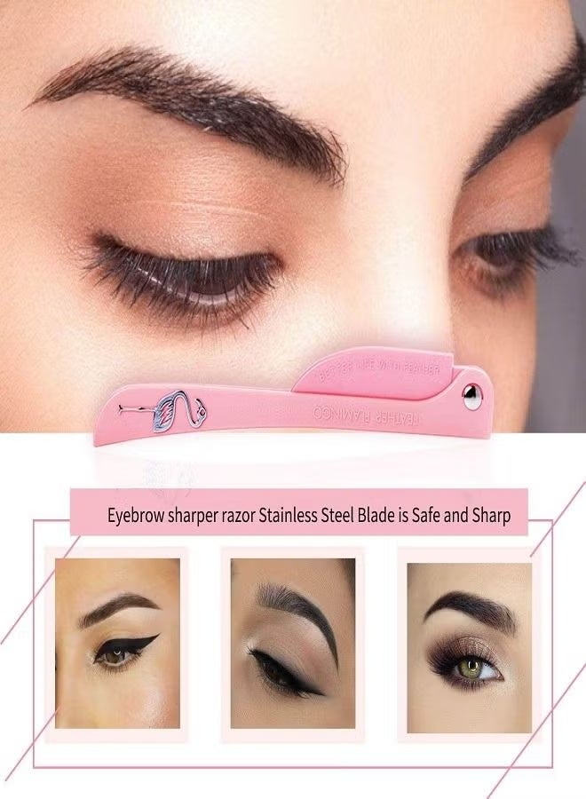 فيذر فلامينجو - اس شفرة حلاقة آمنة من الفولاذ المقاوم للصدأ من Feather مكونة من 3 قطع على شكل طائر الفلامنجو، أصلية يابانية - Image 3