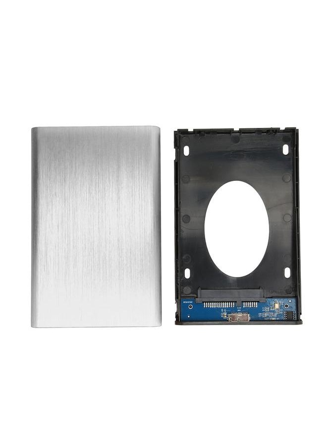 Thoraya 2.5 inch USB3.0 SATA aluminum alloy mobile hard disk box silver  - Image 3