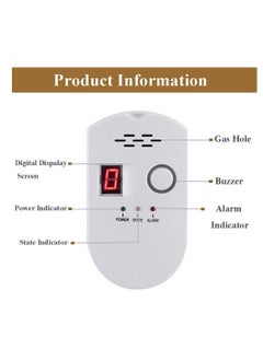 KASTWAVE Natural Gas Detector, Gas Leak Detector, Household Propane Leak Detector, Propane Leak Detector, Natural Gas Leak Detector  - Image 2