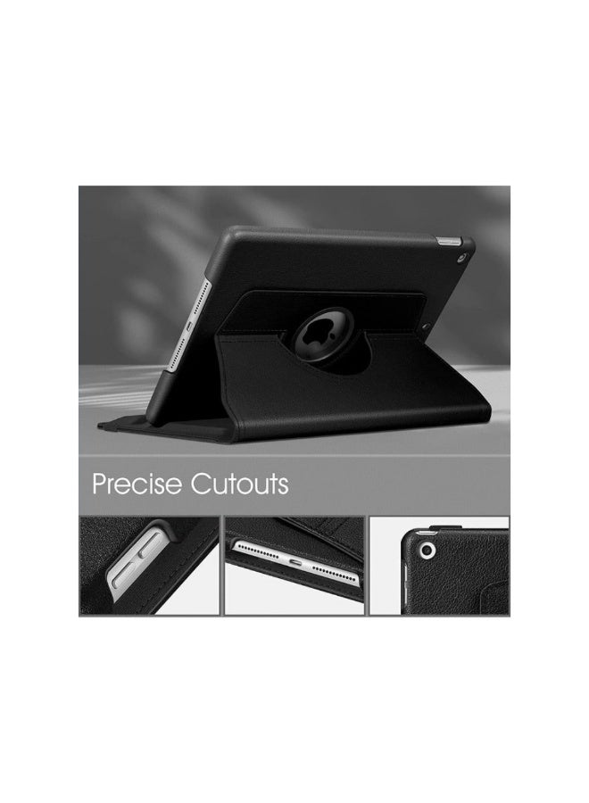ACLIX Rotating Case for iPad 9th Generation 2021 8th Generation 2020 7th Gen 2019 10.2 Inch 360 Degree Rotating Protective Stand Cover with Auto Wake Sleep Function Black - Image 1