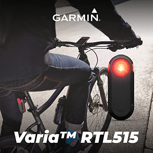 GARMIN Wearable4U - رادار Garmin Varia RTL515 للدراجات مع تنبيهات بصرية وصوتية للمركبات وحزمة الطاقة - Image 4