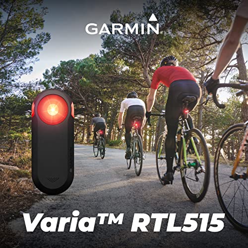 GARMIN Wearable4U - رادار Garmin Varia RTL515 للدراجات مع تنبيهات بصرية وصوتية للمركبات وحزمة الطاقة - Image 3