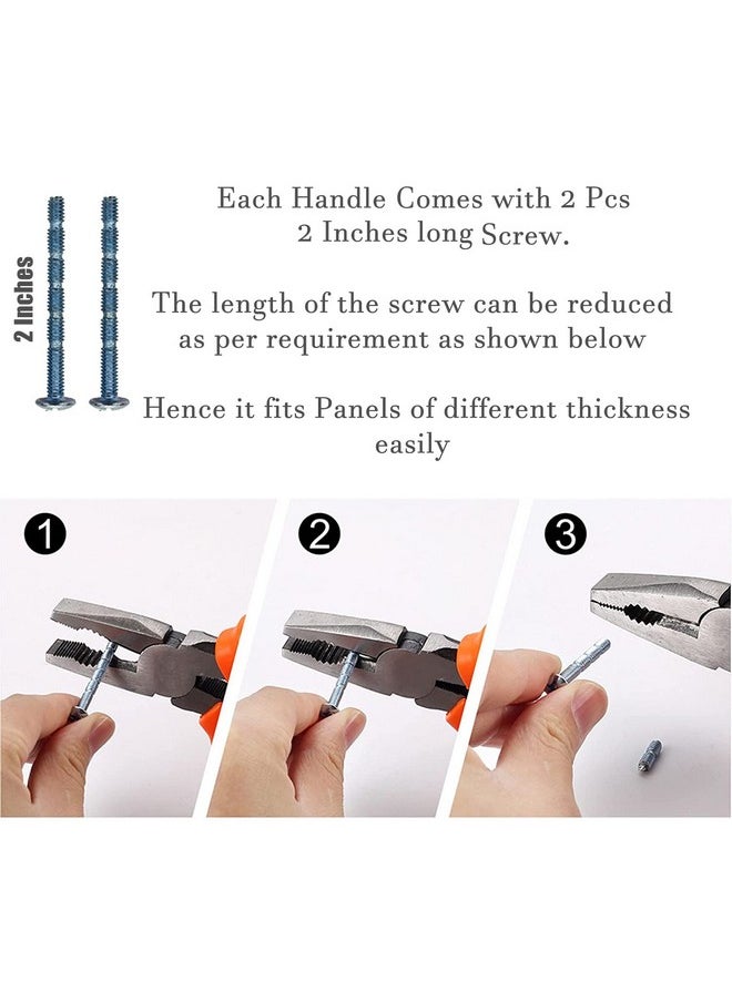 STORE 2508 STORE 2508 Stainless Steel Cabinet Handles Pull Handle 6 Inches (Matte Black Pack Of 12)  - Image 5