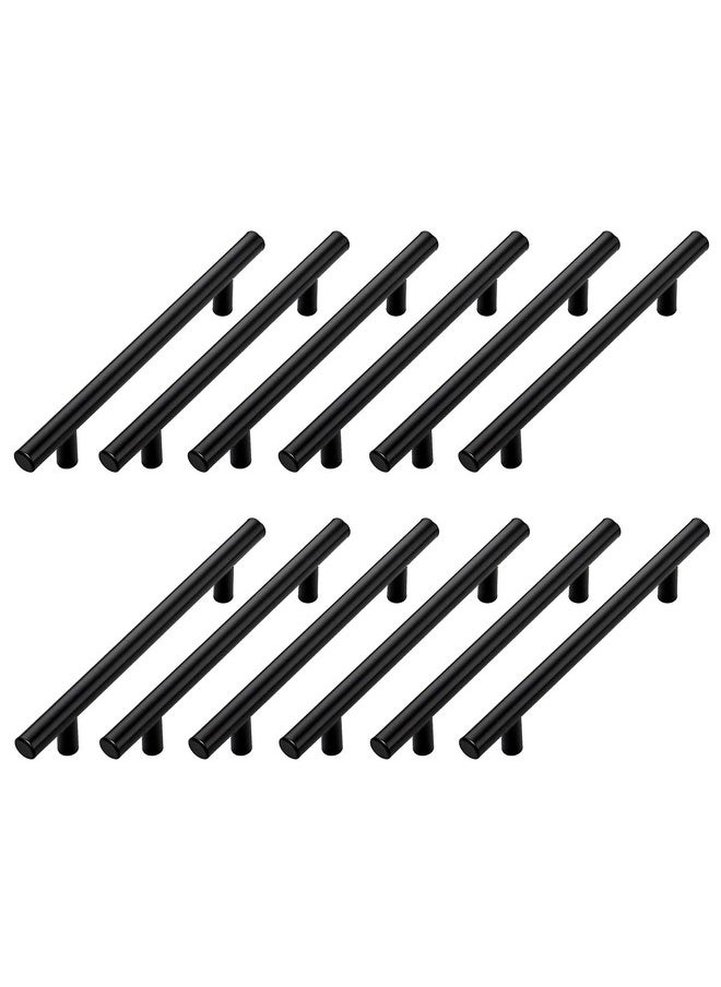 STORE 2508 STORE 2508 Stainless Steel Cabinet Handles Pull Handle 6 Inches (Matte Black Pack Of 12)  - Image 1