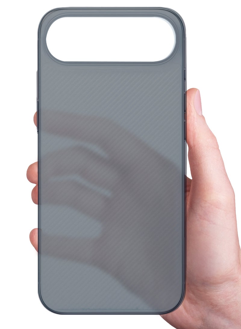 CATANES 3 Packs Case Cover for iPhone 17 Air - Sturdy Durable Ultra-Thin Case - Air Skin Line Design Transparent Back Cover - Drop Protection Cover  with Two Privacy Screen Protectors - Midnight Blue - Image 3