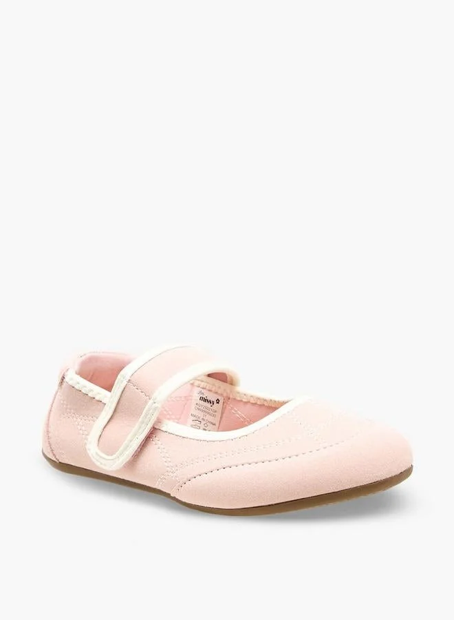 جونيورز Girls Hook & Loop School Mary Jane Shoes