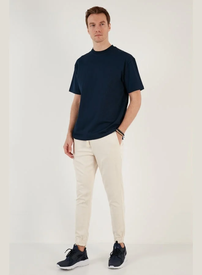 Buratti  Buratti Cotton Relaxed Fit Zero Collar T Shirt Men's T SHIRT 5905446 for Men | Best Price UAE