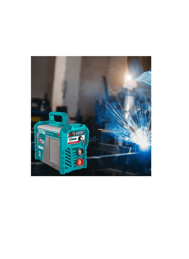 TOTAL Super Total 160A Inverter Portable MMA Welding Machine | IGBT Technology, LED Display, Anti-Stick & Hot Start, Complete with Electrode Holder & Helmet |Welder for DIY and Professional Use, 1~240V Input, with Accessories  - Image 2